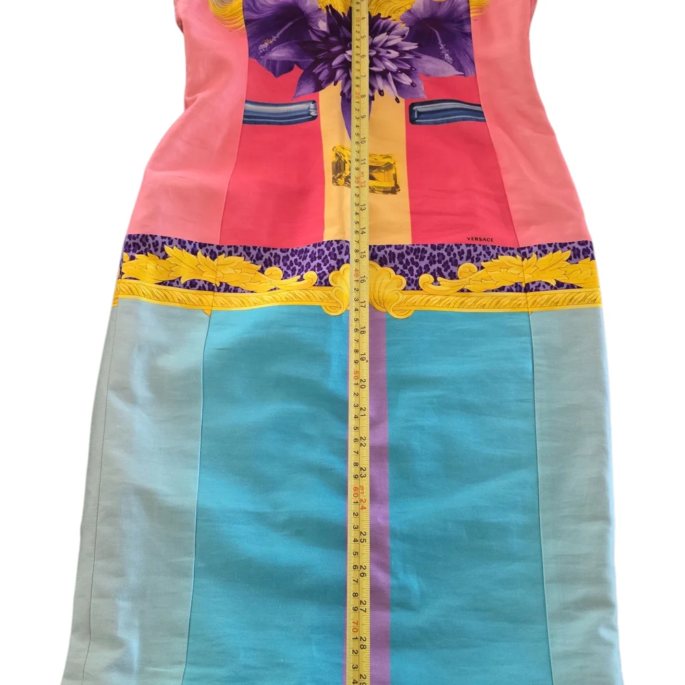 Versace Multicolor Mini Dress - Picture 10 of 16